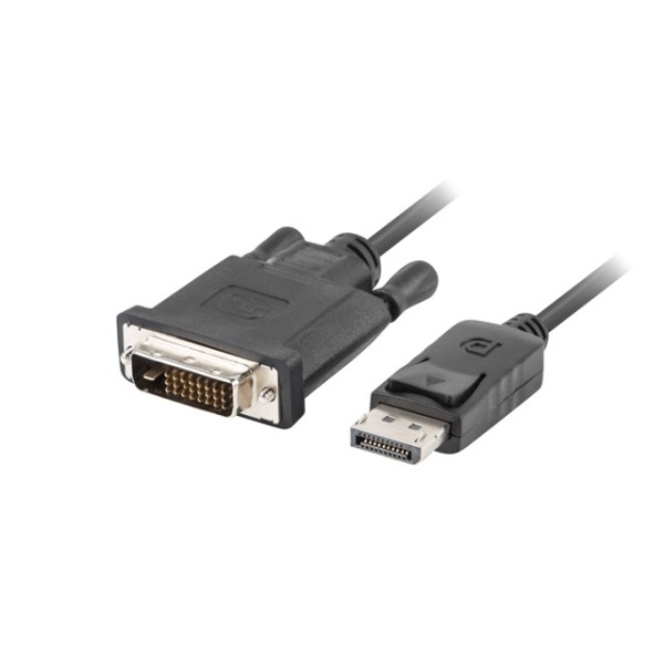 Lanberg Cable | CA-DPDV-10CU-0018-BK | DisplayPort ...