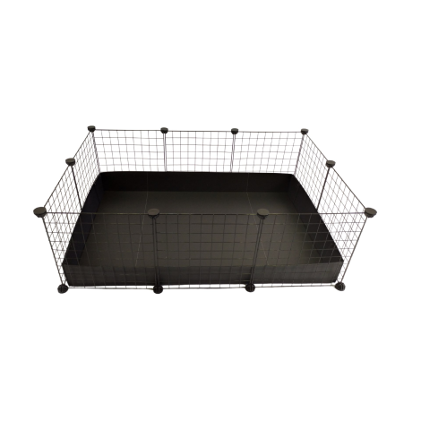 C&C Modular cage 3x2 110x75 cm guinea pig, hedgehog, black