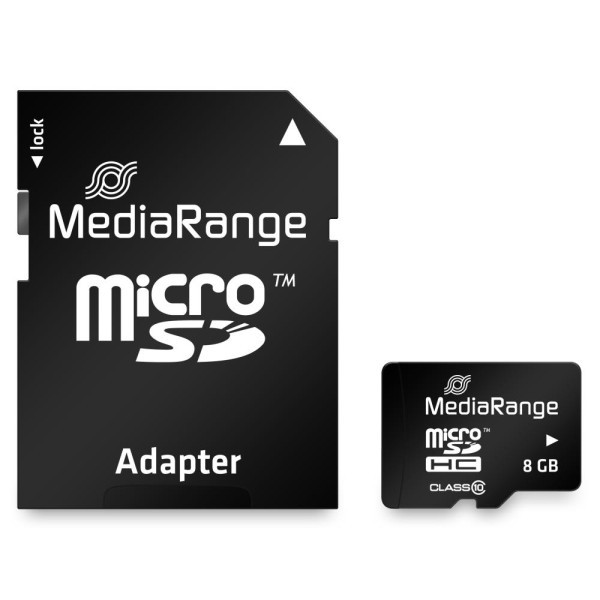 MEMORY MICRO SDHC 8GB C10/W/ADAPTER MR957 ...