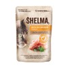SHELMA Rich in chicken in sauce - wet cat food - 85g