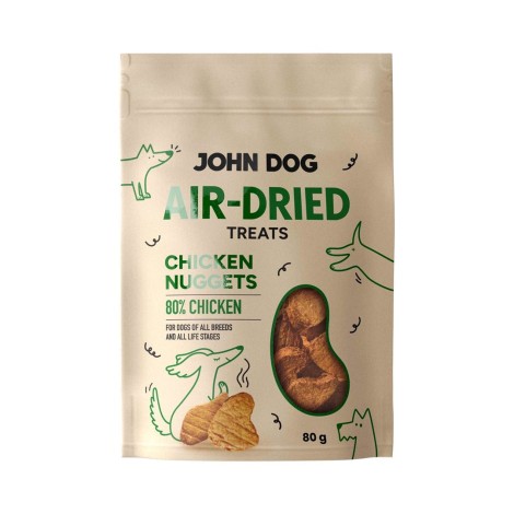JOHN DOG Air-Dried Chicken nuggets - dog treat - 80g