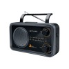 Muse | 2-bands portable radio | M-06DS | AUX in | Grey