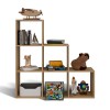 Topeshop STEP ARTISAN 3X3 living room bookcase