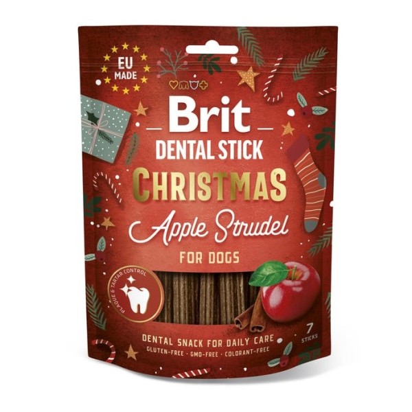 BRIT CHRISTMAS DOG DENTAL SNACK 250g