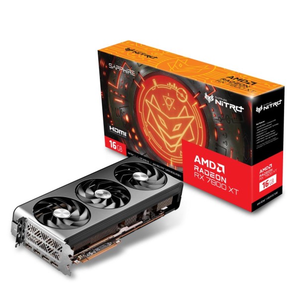 Graphics Card|SAPPHIRE|AMD Radeon RX 7800 XT|16 ...