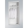 Cama wardrobe SAMBA white/black gloss