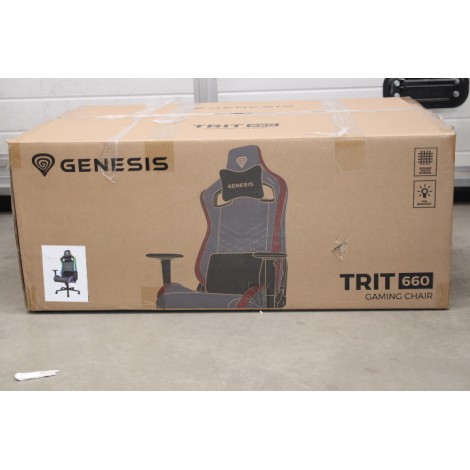 SALE OUT. Genesis Gaming Chair Trit 660 RBG, Grey | Genesis Gaming Chair | Trit 660 RBG | Grey | DAMAGED PACKAGING, USED, SCRATCHED