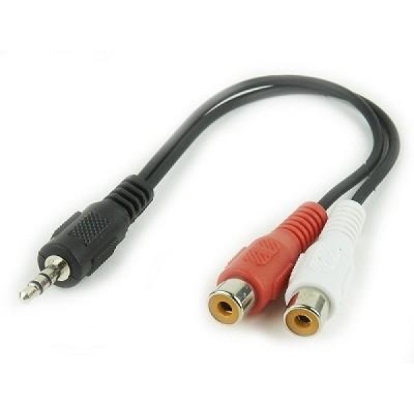 CABLE AUDIO 3.5MM TO 2RCA/SOCKET CCA-406 ...