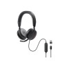 Dell | Pro On-Ear Headset | WL5024 | Built-in microphone | Wireless | Black | ANC