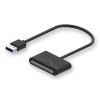 SAVIO AK-39  USB 3.0 - SATA III adapter for 3.5″/2,5" drives with power supply Black