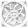 CASE FAN 120MM/AX120 PWM WHITE 3 IN 1 MONTECH