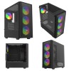 Savio Noctis Flow RGB Cube Black