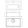 Akpo WK-7 MICRA 60 cooker hood Ceiling built-in White