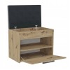 Topeshop PARMA MINI ARTISAN shoe organizer Closed Oak