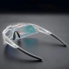 Rockbros SP291 UV400 white photochromic cycling glasses