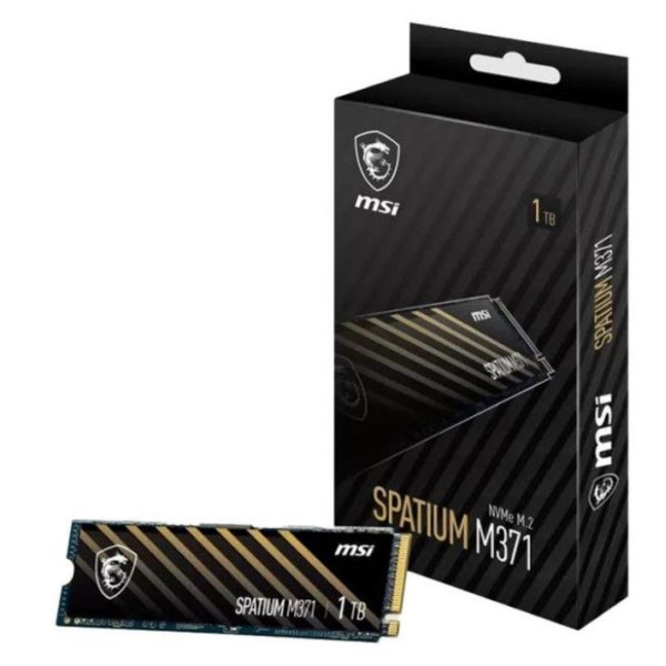 SSD|MSI|SPATIUM M371|1TB|M.2|PCIE|NVMe|3D NAND|Write speed 1700 MBytes/sec|Read ...