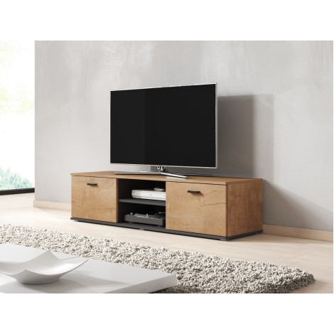 Cama TV stand SOHO 140 lefkas oak/black