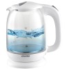 Mesko | Kettle | MS 1302w | Electric | 2200 W | 1.7 L | Glass | 360° rotational base | White