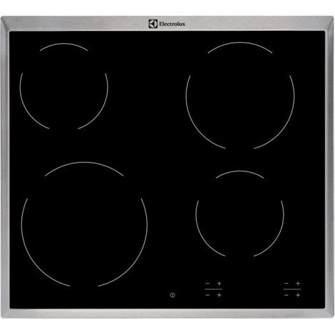 Electrolux EHF16240XK hob Black Built-in Zone Ceramic hob 4 zone(s)