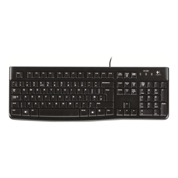 LOGI K120 Corded Keyboard black OEM ...