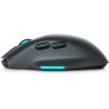 Dell | Gaming Mouse | AW620M | Wired/Wireless | Alienware Wireless Gaming Mouse | Dark Side of the Moon