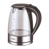 Adler | Kettle | AD 1225 | Standard | 2000 W | 1.7 L | Glass | 360° rotational base | Transparent/Stainless steel