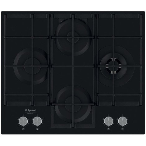 Hotpoint HAGS 62F/BK Black Built-in 59 cm Gas 4 zone(s)