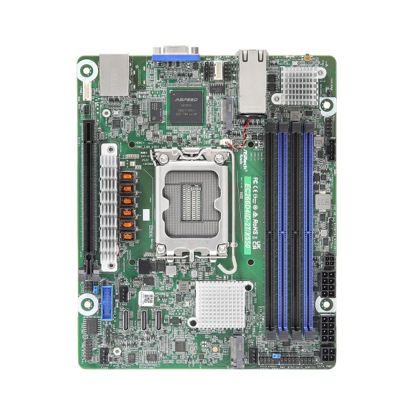 Asrock EC266D4ID-2T/X550 motherboard Intel C266 LGA ...