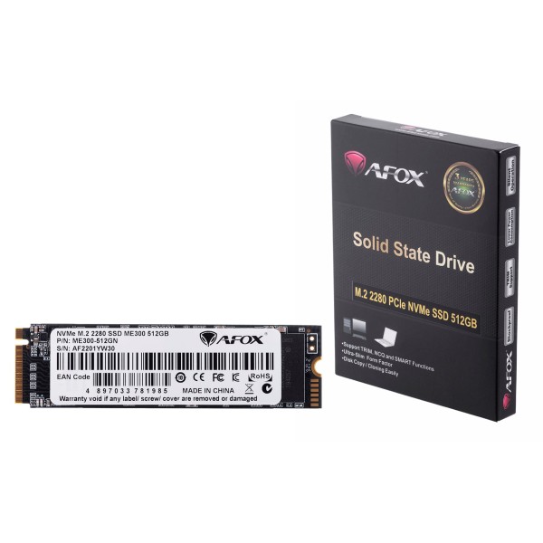 AFOX SSD M.2 PCI-EX4 512GB TLC ...