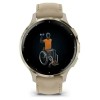 Garmin 010-02785-55 smartwatch / sport watch 3.05 cm (1.2") AMOLED 41 mm Digital 390 x 390 pixels Touchscreen Gold Wi-Fi GPS (satellite)