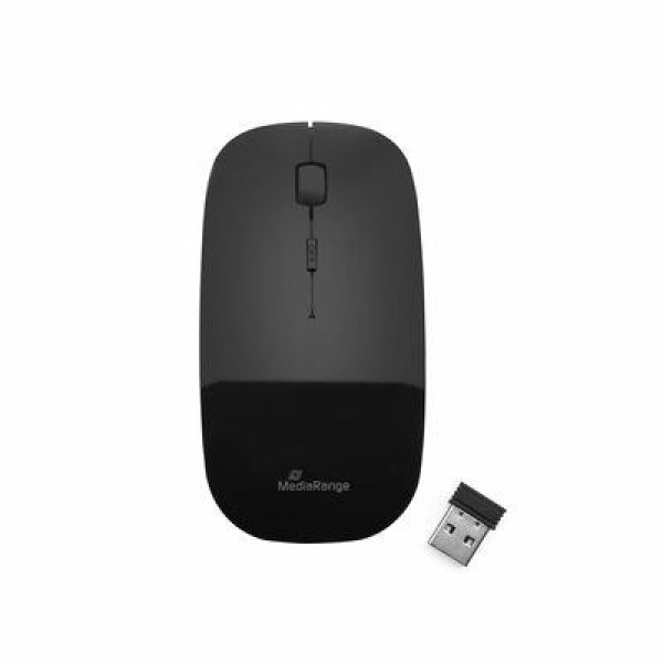 MOUSE USB OPTICAL WRL/BLACK MROS215 MEDIARANGE