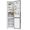 Candy Refrigerator | CNCQ2T620EX | Energy efficiency class E | Free standing | Combi | Height 205 cm | No Frost system | Fridge net capacity 289 L | Freezer net capacity 120 L | Display | 38 dB | Stainless Steel