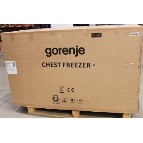SALE OUT. Gorenje Freezer FH43EAW, Energy efficiency class E, Chest, Free standing, Height 85.8 cm, Total net capacity 440 L, White | Gorenje Freezer | FH43EAW | Energy efficiency class E | Chest | Free standing | Height 85.8 cm | Total net capacity 440 L