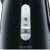 Severin WK 3410 electric kettle 1 L 2200 W Black