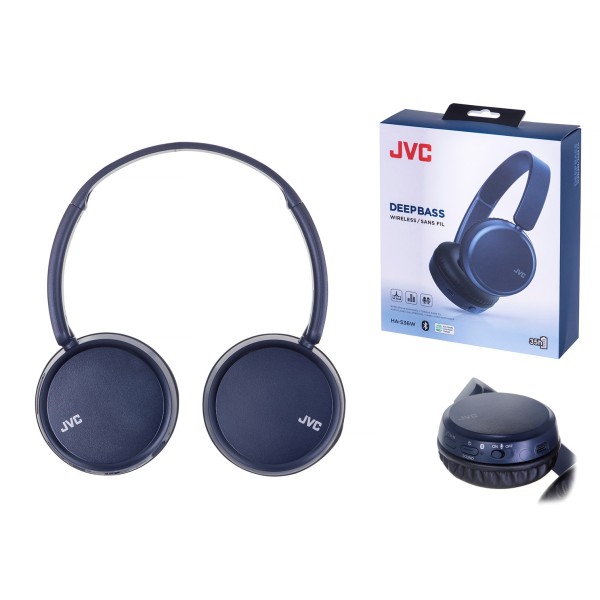 JVC HAS-36WAU BT headphones blue