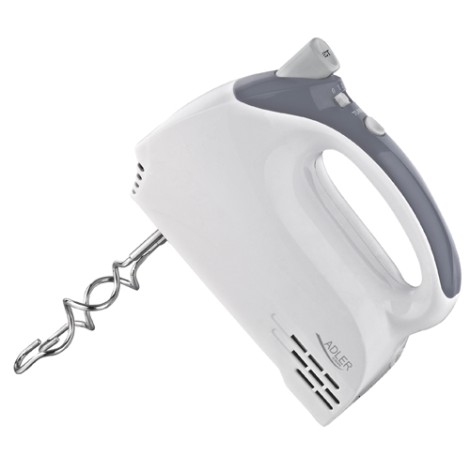 Adler | Mixer | AD 4201 g | Hand Mixer | 300 W | Number of speeds 5 | Turbo mode | White