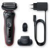 Braun | Shaver | 51-R1200s | Operating time (max) 50 min | Wet & Dry | Black/Red