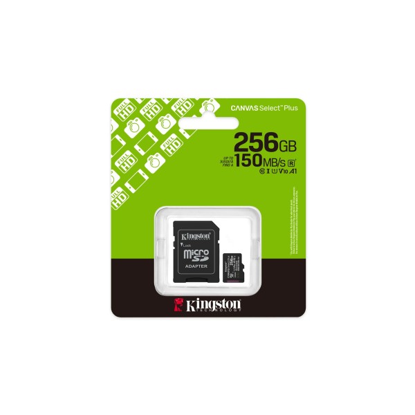 MEMORY MICRO SDXC 256GB UHS-I/W/ADAPTER SDCS3/256GB ...