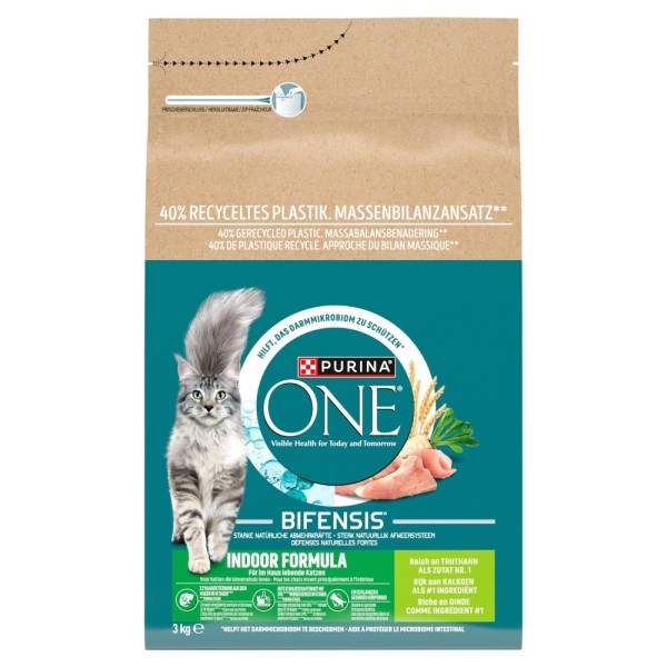 PURINA ONE Indoor z indykiem 3kg