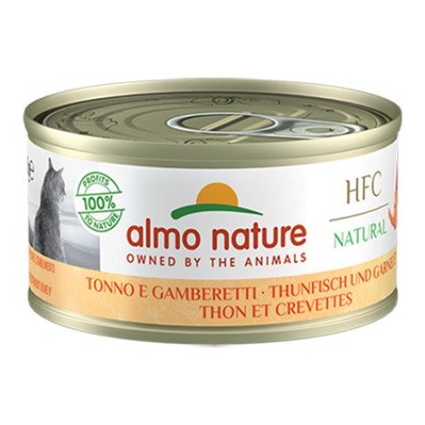 ALMO NATURE HFC Natural Tuna and Shrimps - 70g