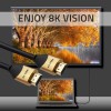 Qoltec 50356 HDMI v2.1 Cable Ultra high speed 8K | 60Hz | 28AWG | GOLD | 3m