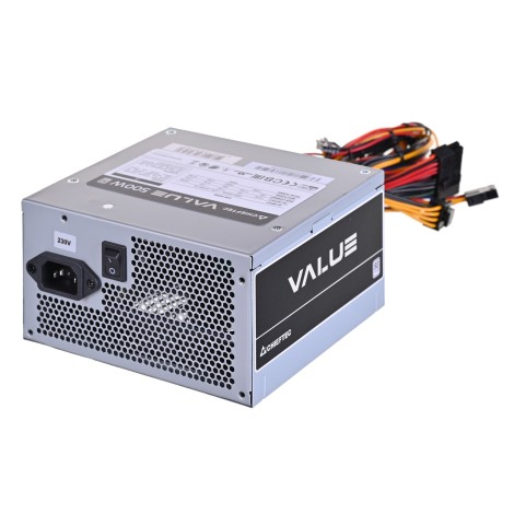 Chieftec Value APB-500B8 power supply unit 500 W 20+4 pin ATX ATX Silver