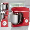 Food processor KM 3765 CLATRONIC red