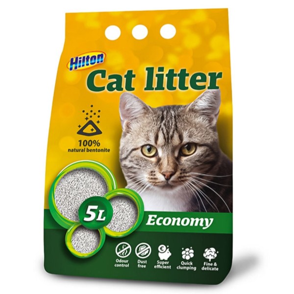 HILTON bentonite economy clumping cat litter ...