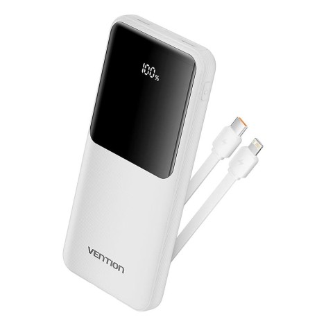 POWER BANK USB 10000MAH 22.5W/WHITE FHOW0 VENTION