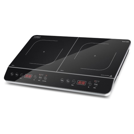 Caso | Hob | Touch 3500 | Induction | Number of burners/cooking zones 2 | Touch control | Timer | Black | Display