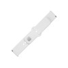 Fixed | Sporty Strap Set with Quick Release 22mm for smartwatch | 160-235 mm | White | Silicone