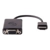 Dell | Adapter HDMI to VGA | 470-ABZX | Black | HDMI - Male | HD-15 (VGA) - Female