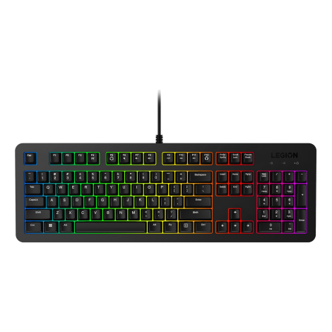 Lenovo Gaming Keyboard | Legion K310 RGB | Keyboard | Wired | US English | Black | USB 2.0 | Membrane