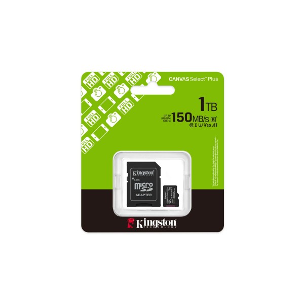 Kingston Technology 1TB microSDXC Canvas Select ...